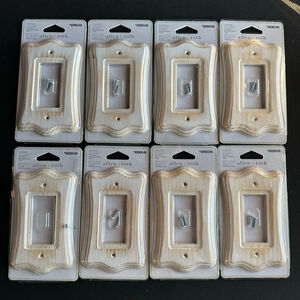 allen + roth Weathered White Wall Plates, 8-Pack